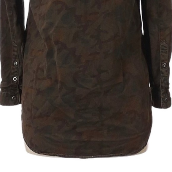 Madewell Camo Tomboy 100% Cotton Button Down Work Shirt Size XS. Q - Picture 6 of 11